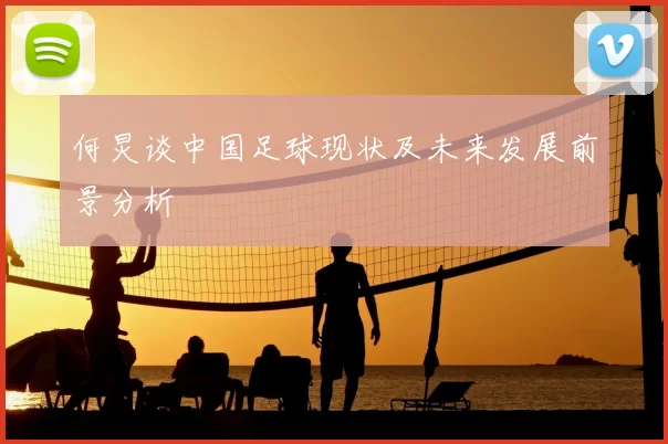 何炅谈中国足球现状及未来发展前景分析
